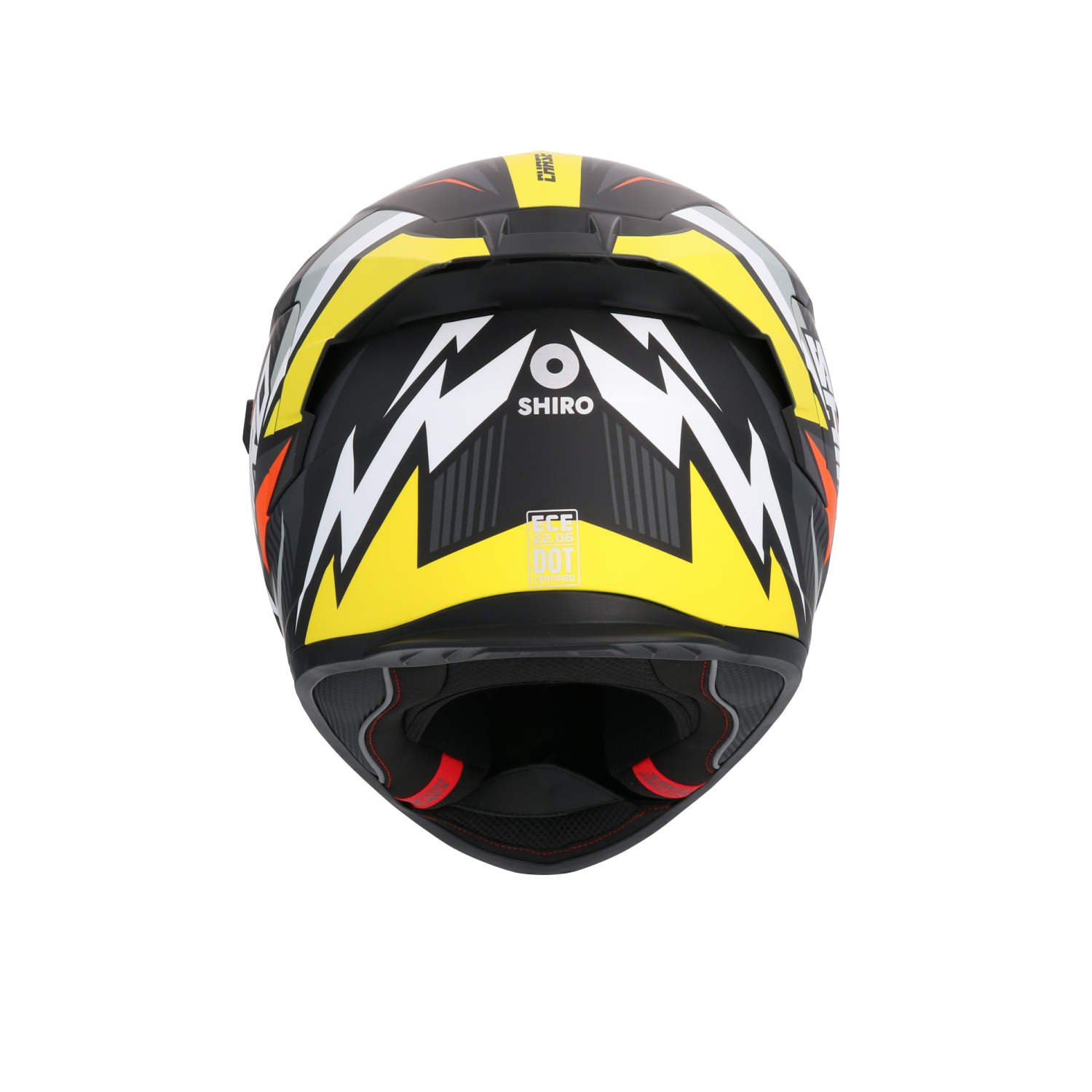 CASCO SHIRO RAPTOR CHASE YELLOW/RED