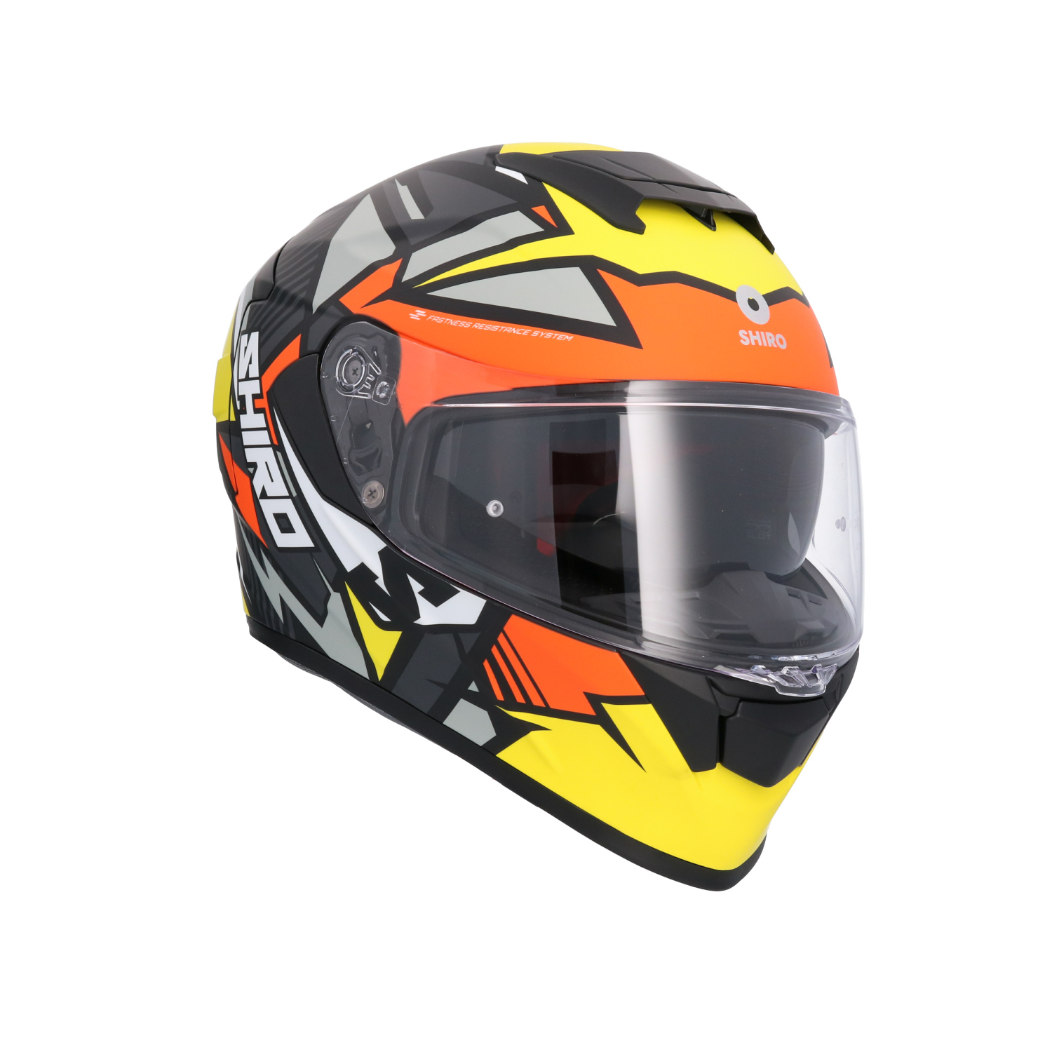 CASCO SHIRO RAPTOR CHASE YELLOW/RED