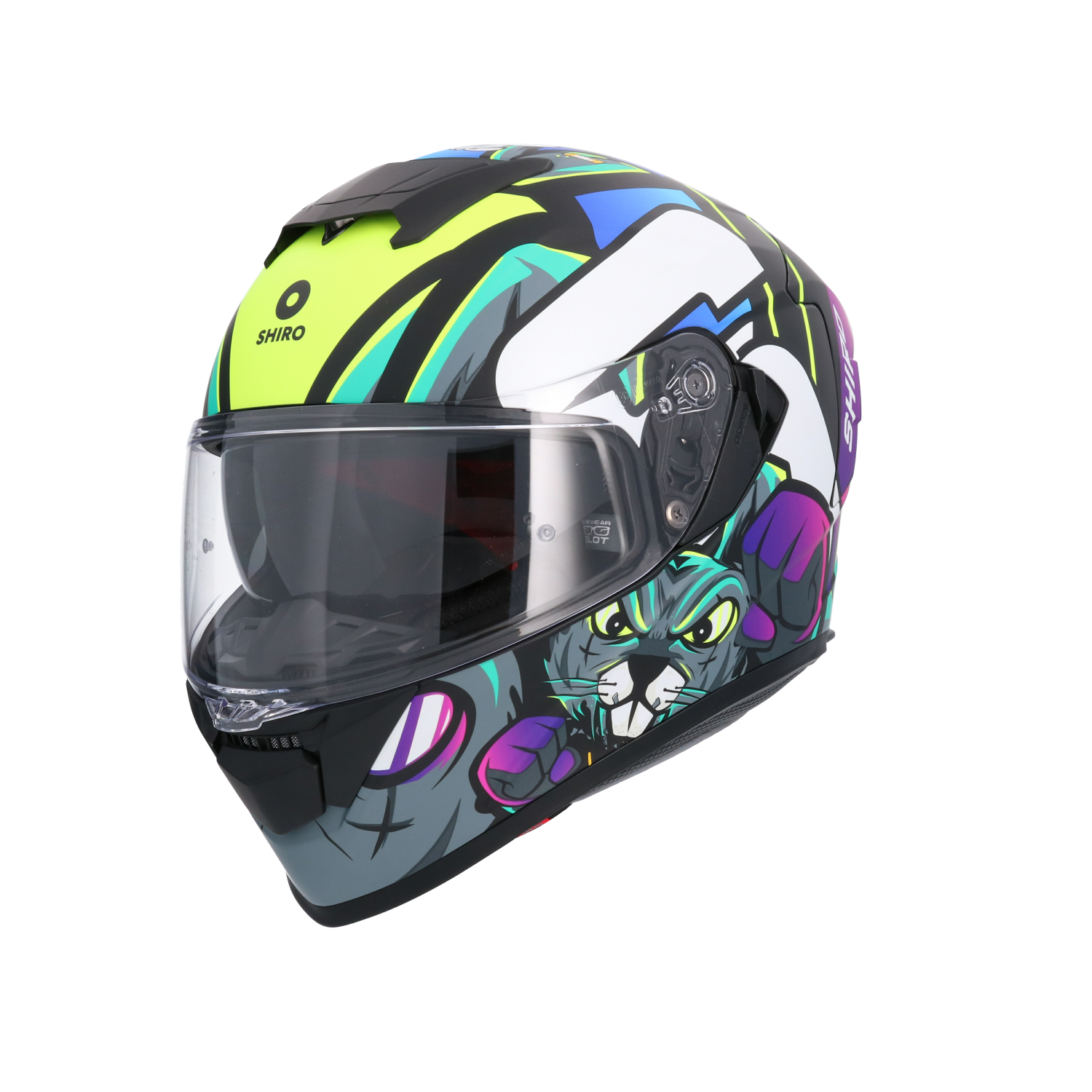 CASCO SHIRO RAPTOR CRAZY RABBIT
