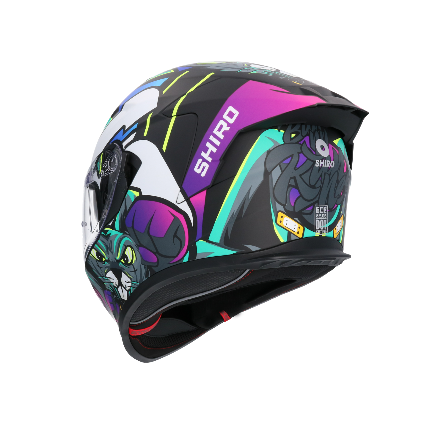 CASCO SHIRO RAPTOR CRAZY RABBIT