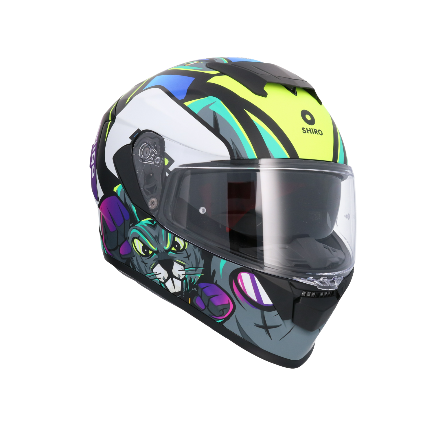 CASCO SHIRO RAPTOR CRAZY RABBIT