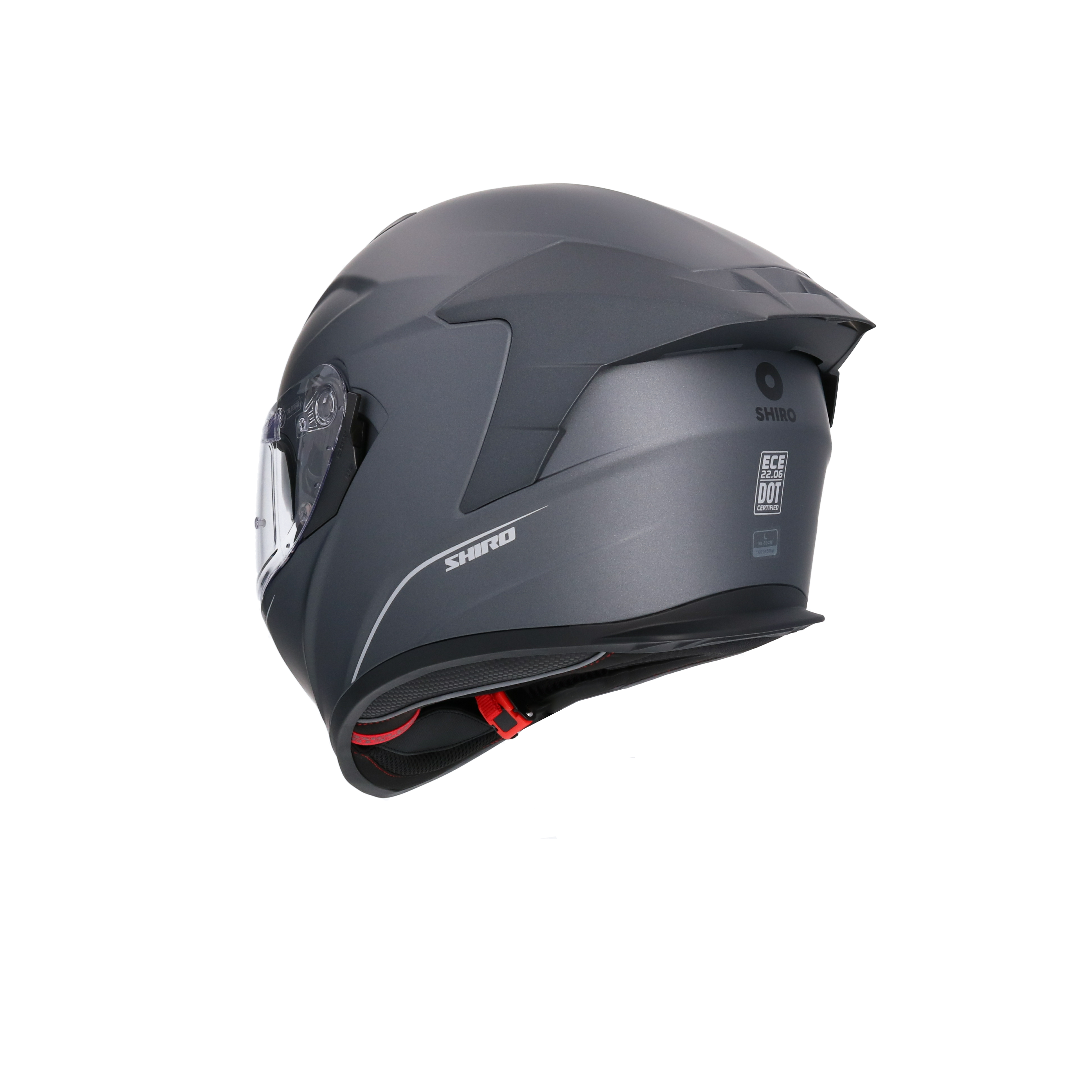 CASCO SHIRO RAPTOR MATT TITANIUM