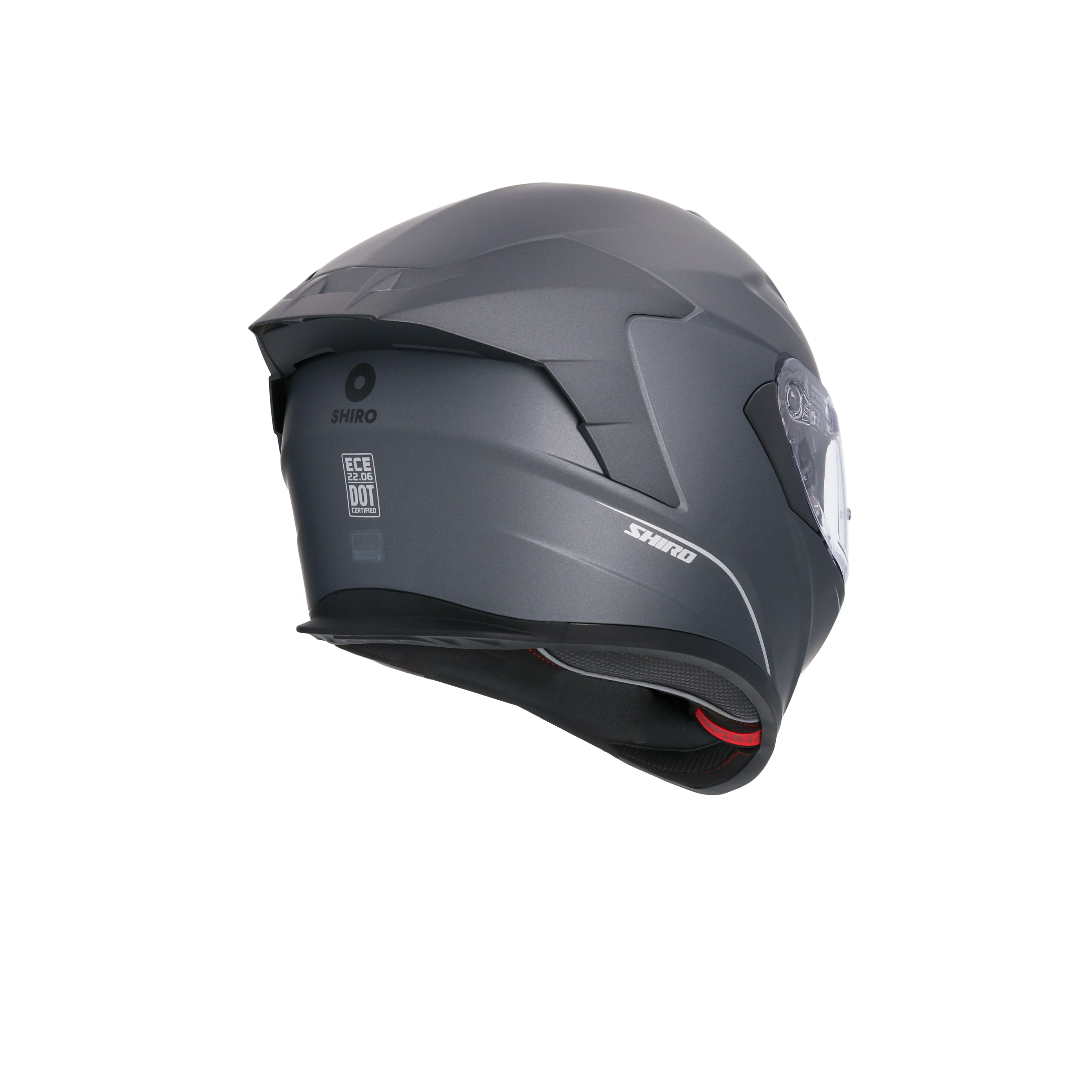 CASCO SHIRO RAPTOR MATT TITANIUM