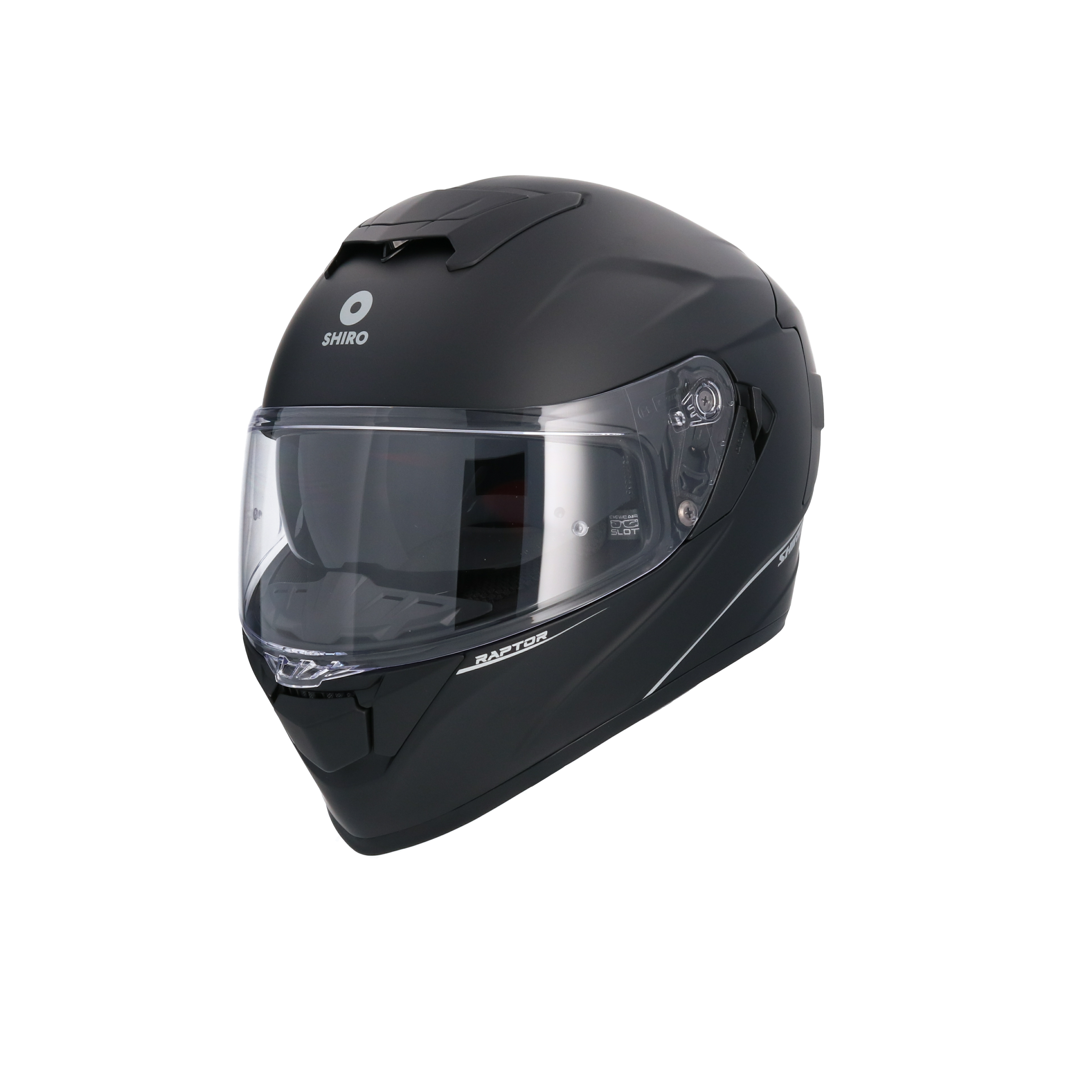CASCO SHIRO RAPTOR MATT BLACK