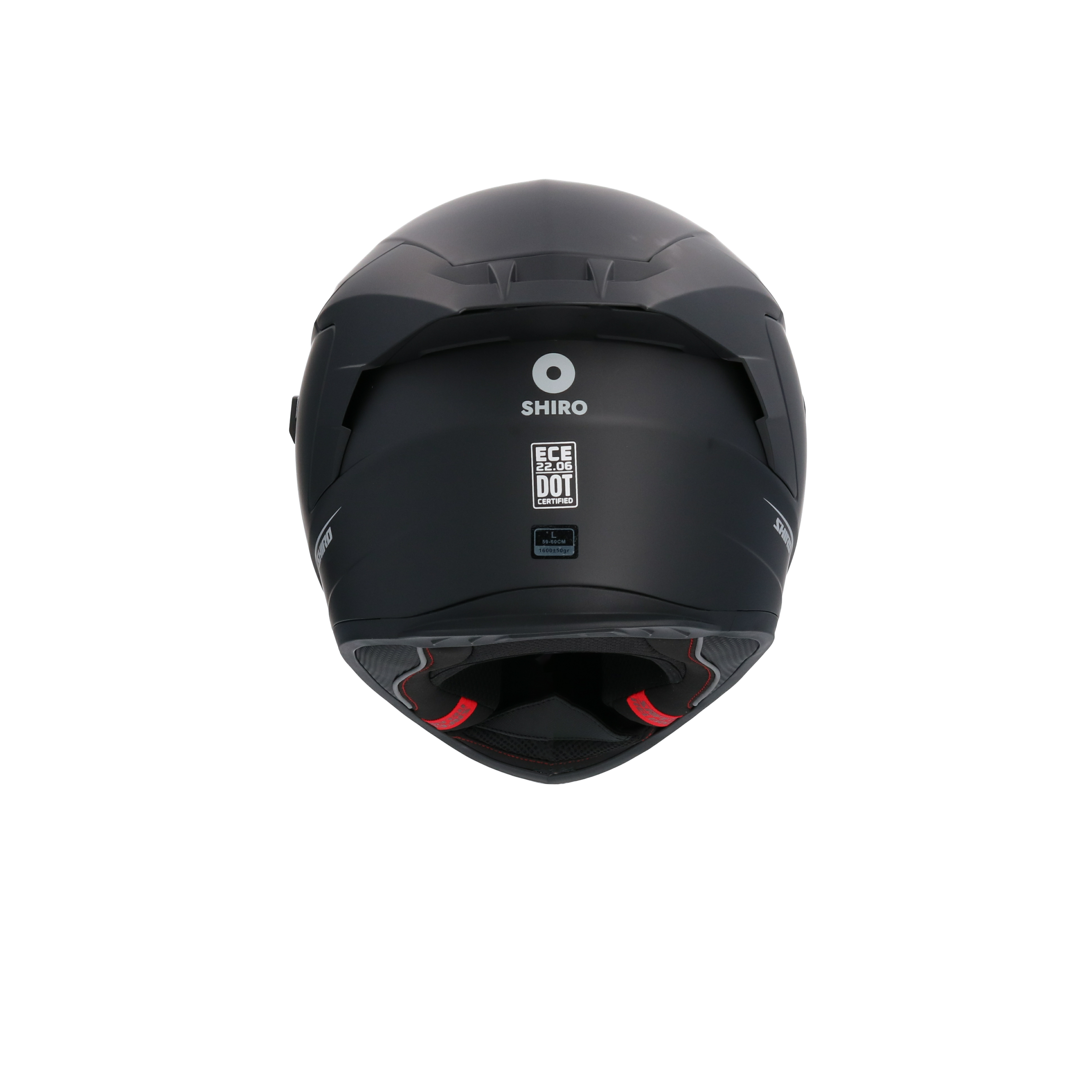 CASCO SHIRO RAPTOR MATT BLACK