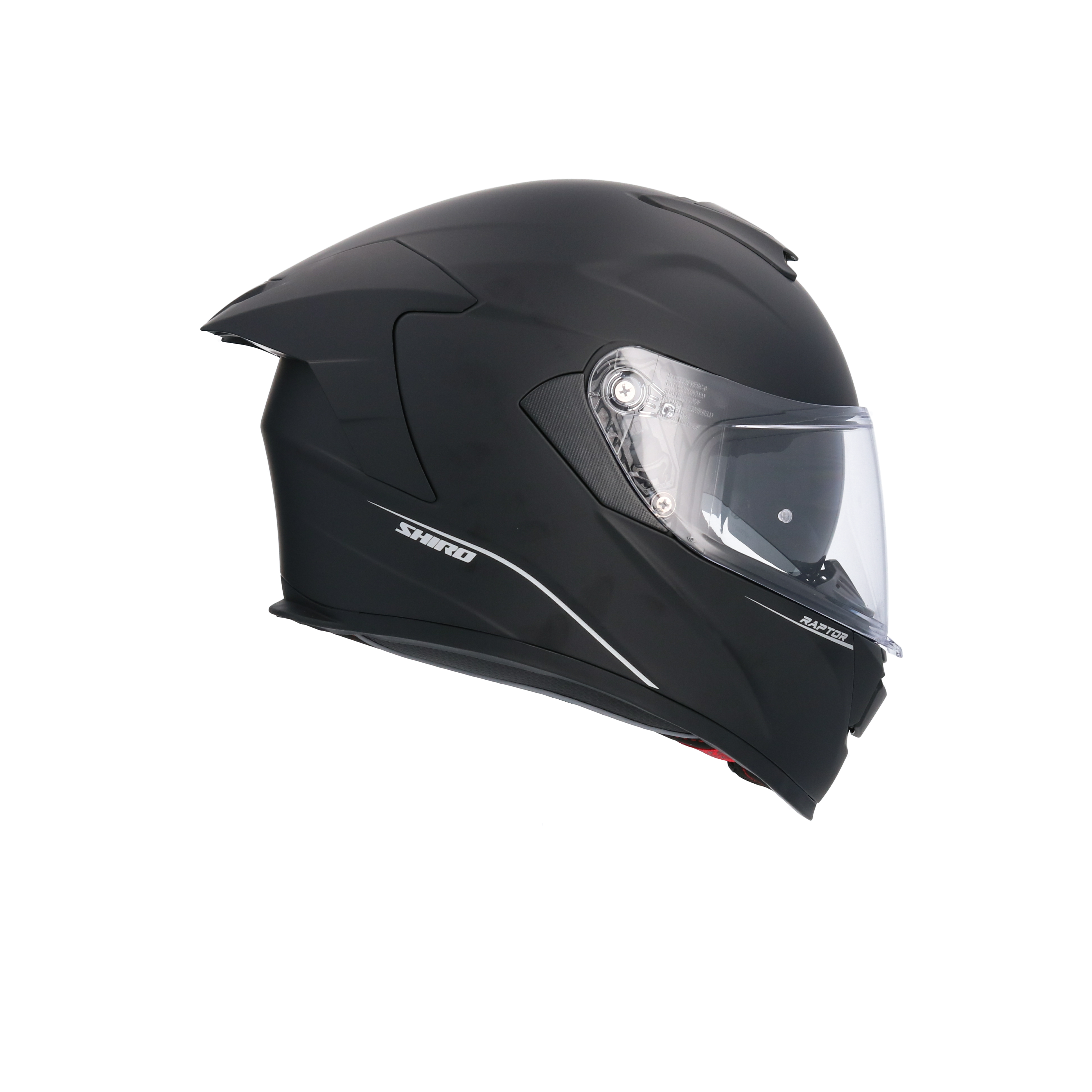 CASCO SHIRO RAPTOR MATT BLACK