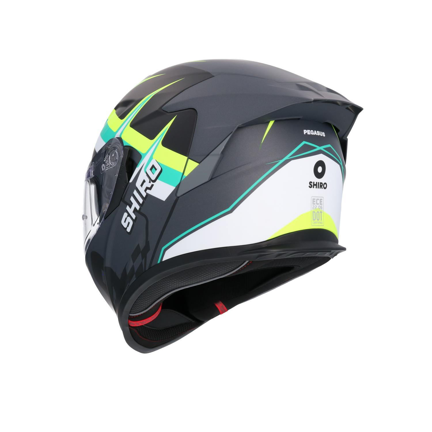 CASCO SHIRO RAPTOR PEGASUS BLACK