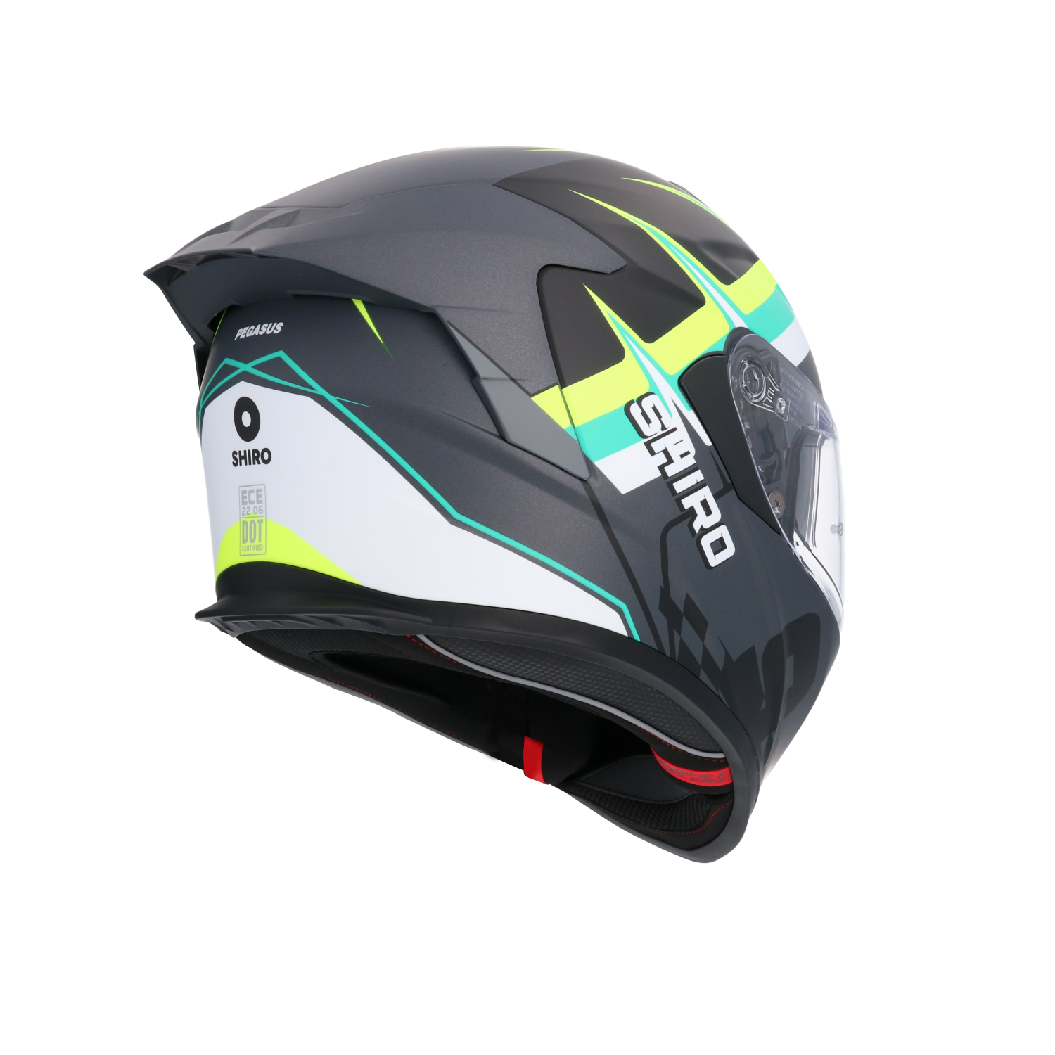 CASCO SHIRO RAPTOR PEGASUS BLACK