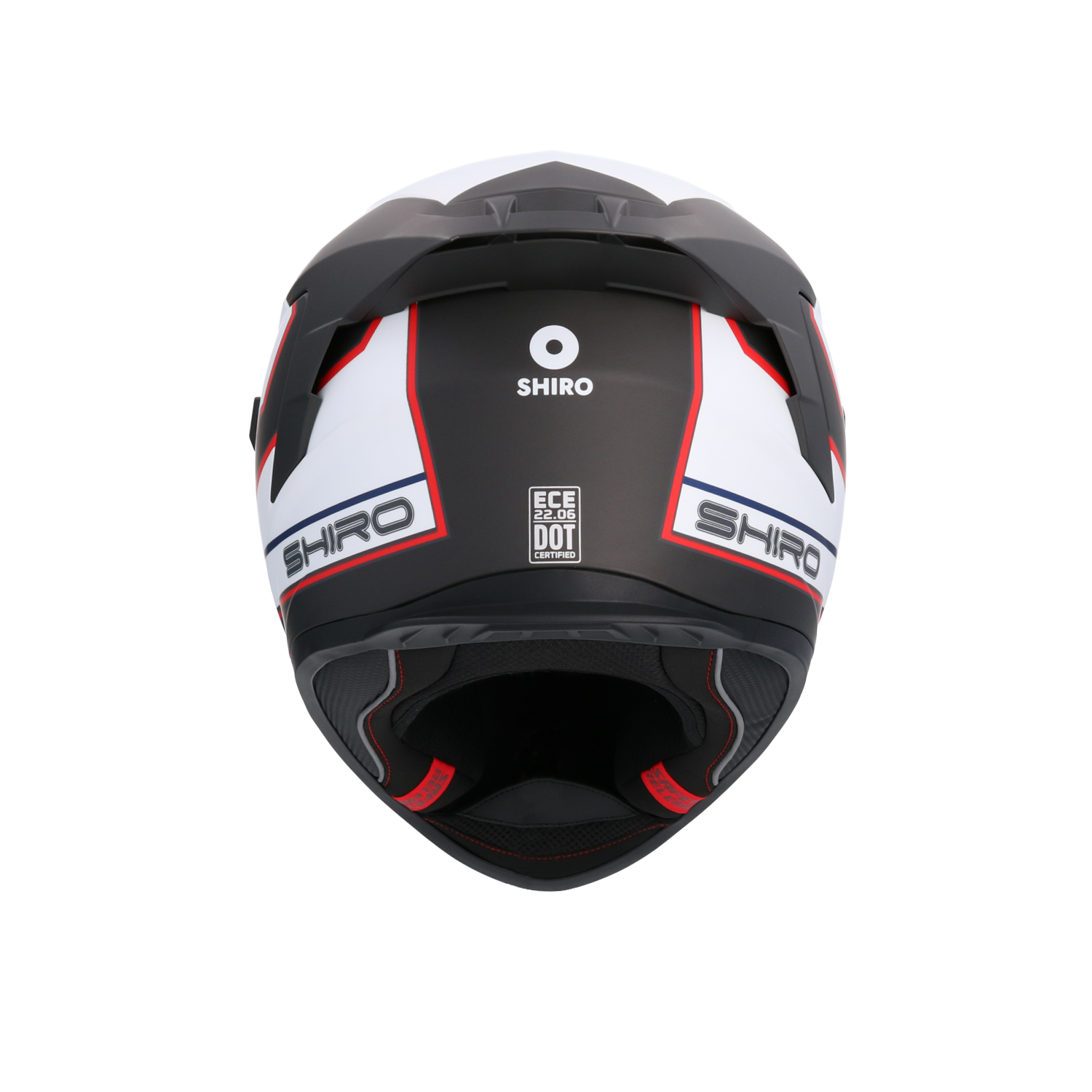 CASCO SHIRO RAPTOR ULTIMATE MATT BLACK/WHITE