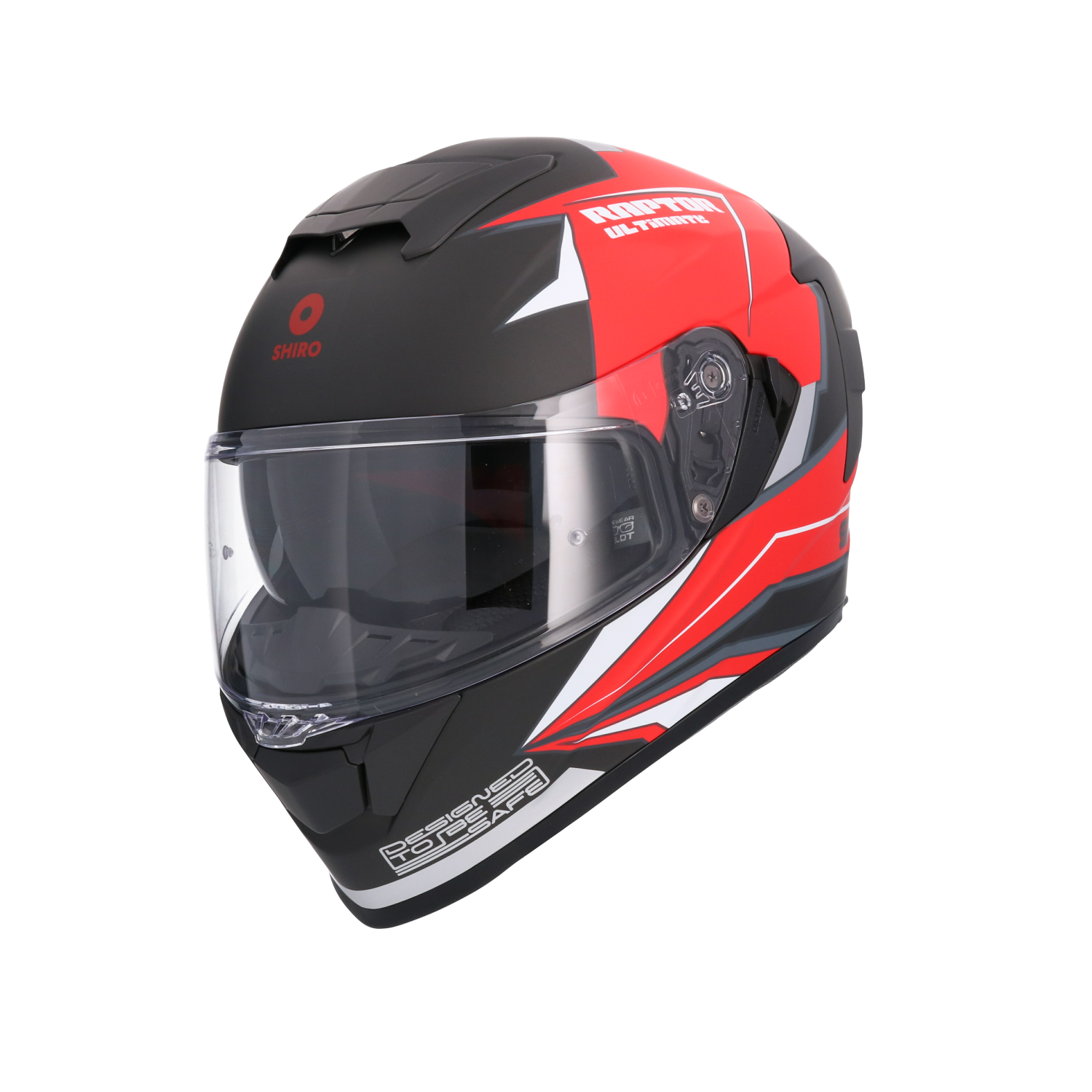 CASCO SHIRO RAPTOR ULTIMATE MATT RED