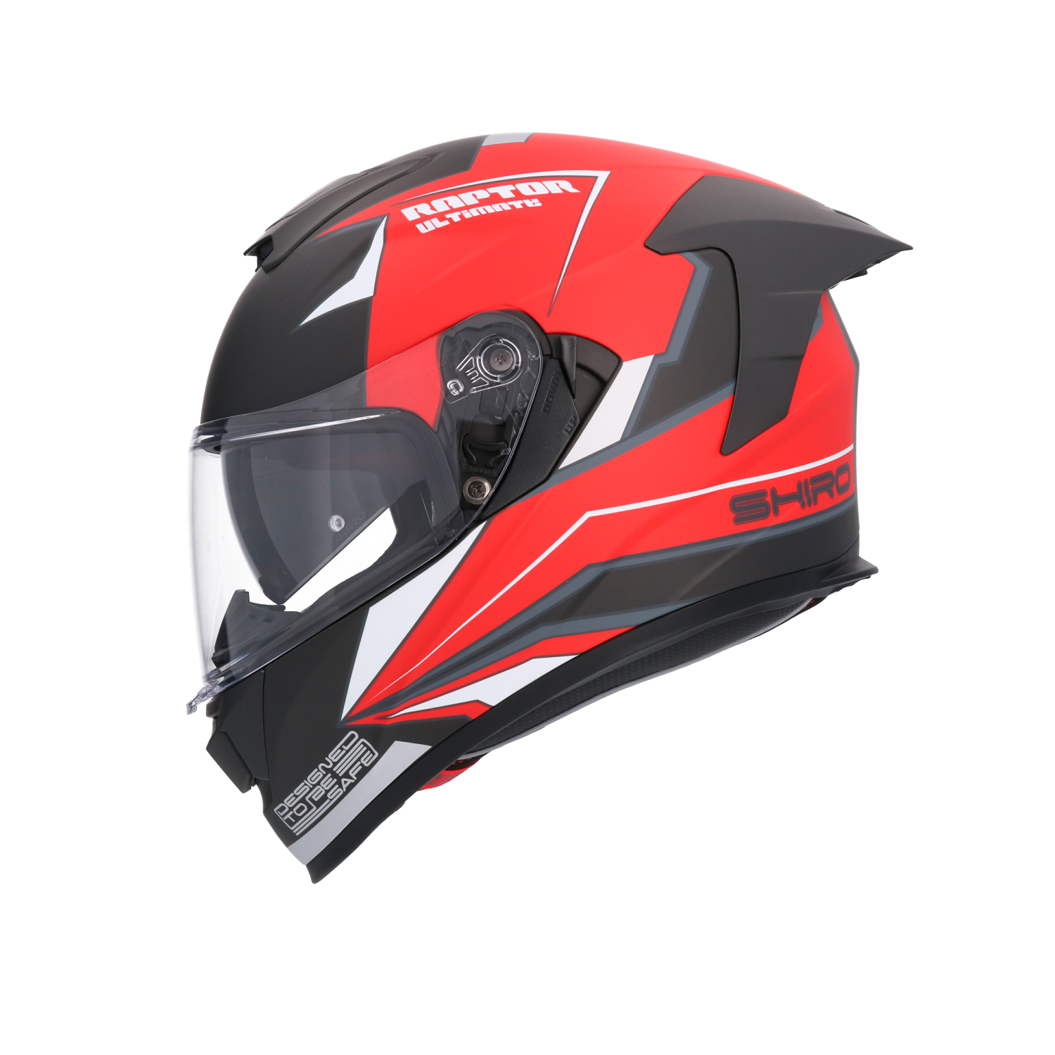 CASCO SHIRO RAPTOR ULTIMATE MATT RED