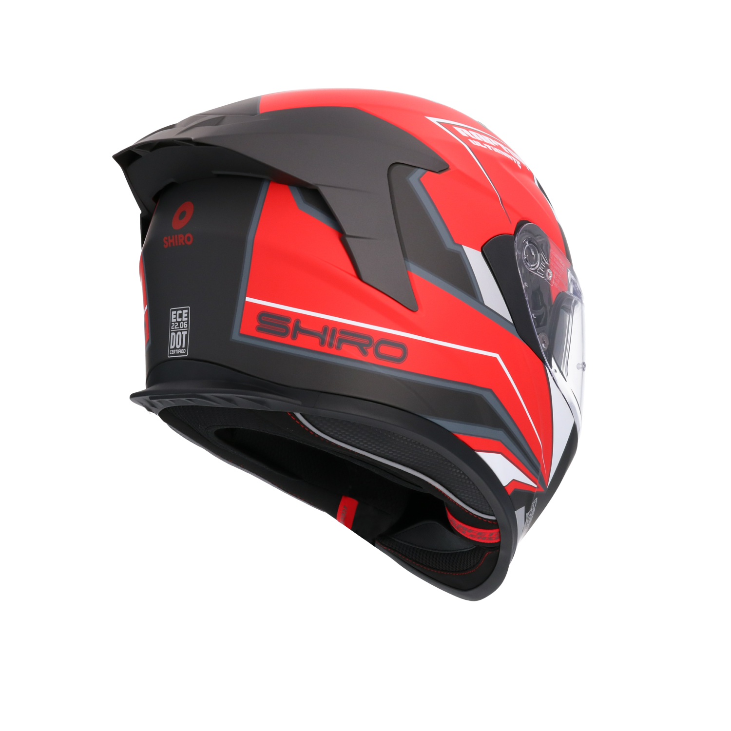 CASCO SHIRO RAPTOR ULTIMATE MATT RED