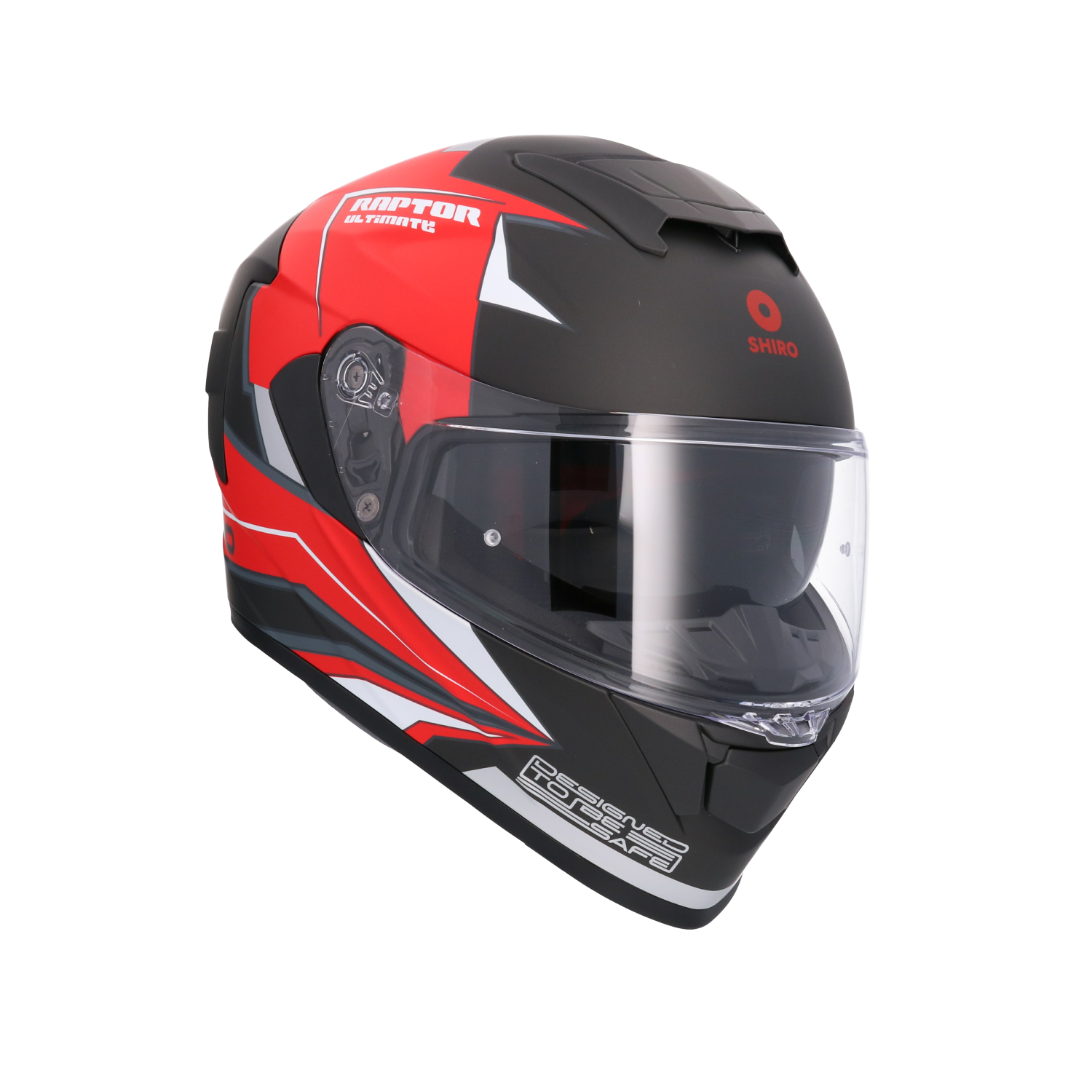CASCO SHIRO RAPTOR ULTIMATE MATT RED