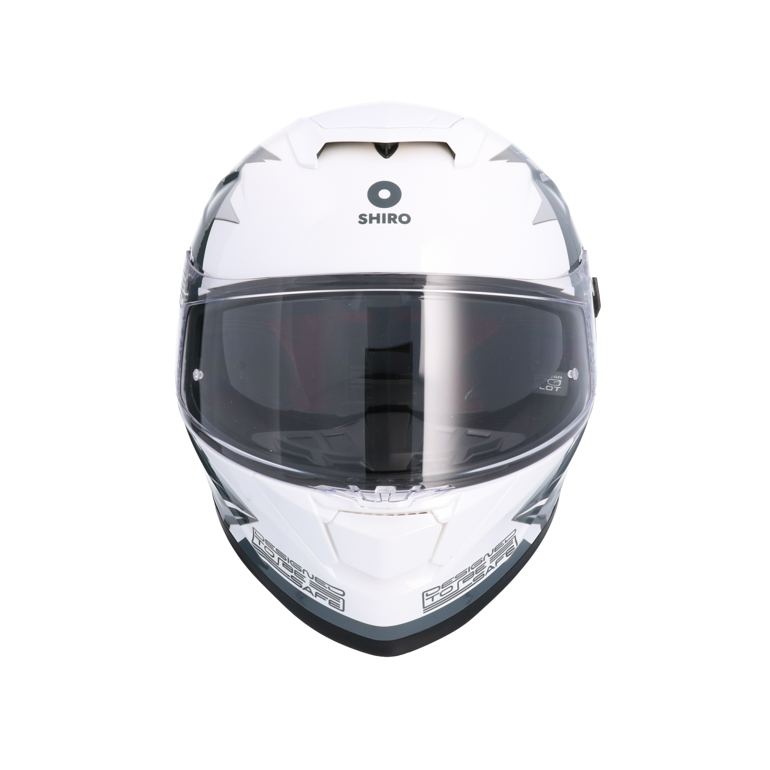 CASCO SHIRO RAPTOR ULTIMATE WHITE BLUE