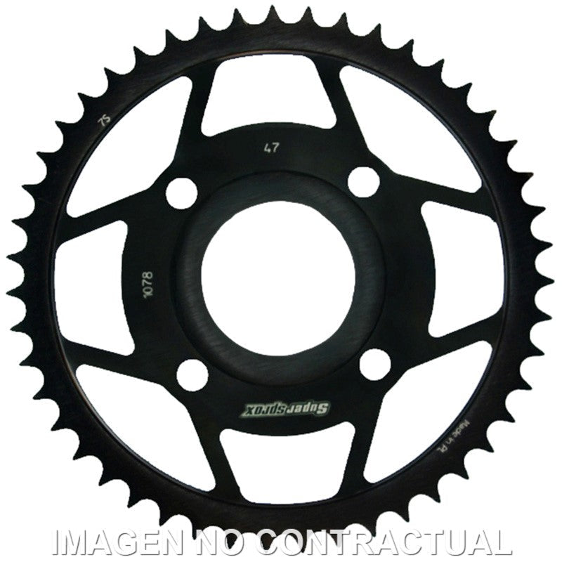 CORONA SUPERSPROX ACERO YAMAHA 420 X 47  - RFE1078X47BLK