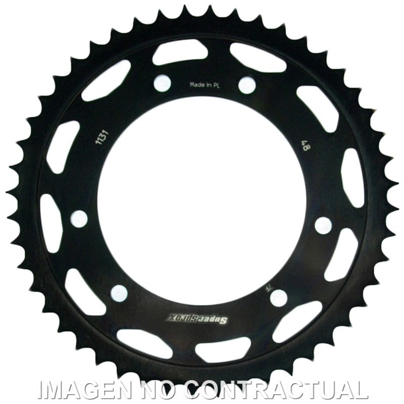 CORONA SUPERSPROX ACERO DERBI - YAMAHA 420 X 48  - RFE1131X48BLK