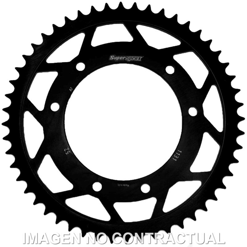 CORONA SUPERSPROX ACERO DERBI - YAMAHA 420 X 52  - RFE1131X52BLK