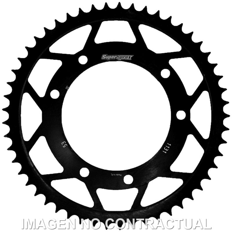 CORONA SUPERSPROX ACERO DERBI - YAMAHA 420 X 53  - RFE1131X53BLK