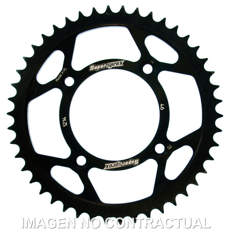 CORONA SUPERSPROX ACERO HONDA 420 X 46  - RFE1214X46BLK