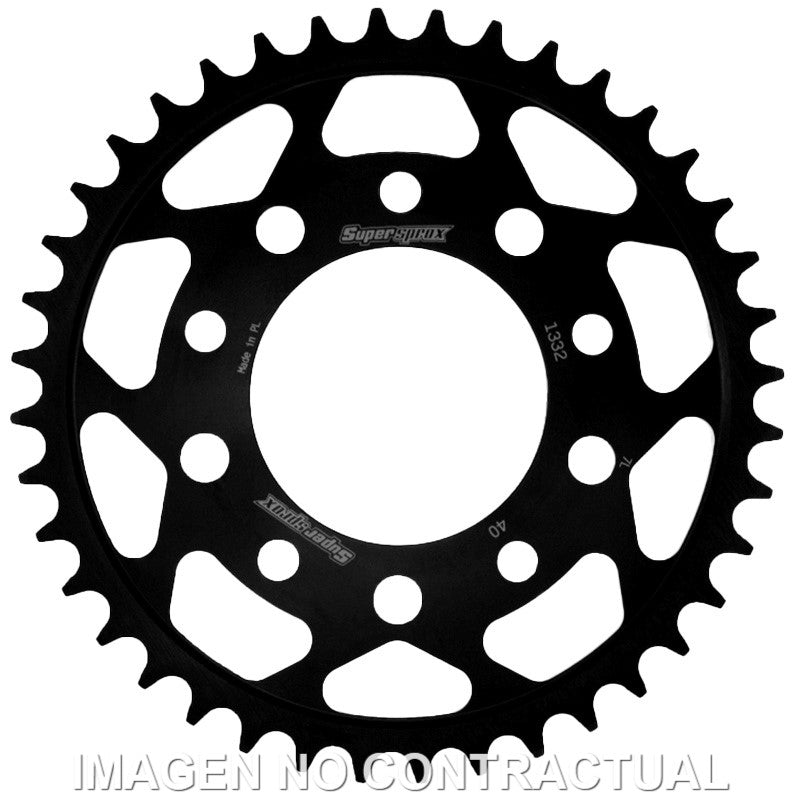 CORONA SUPERSPROX ACERO HONDA 525 X 40  - RFE1332X40BLK