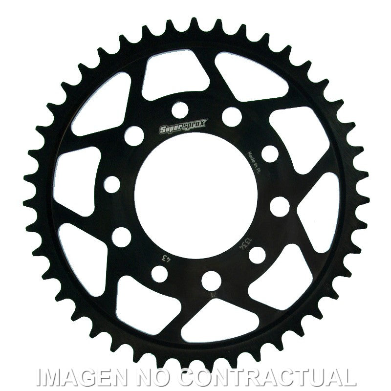 CORONA SUPERSPROX ACERO TRIUMPH 530 X 43  - RFE1334X43BLK