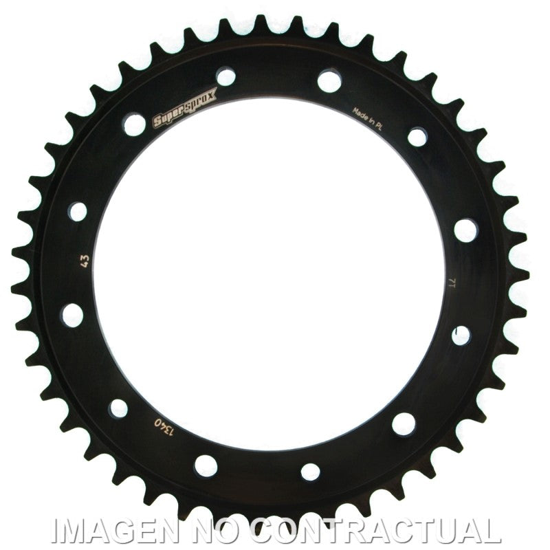 CORONA SUPERSPROX ACERO HONDA 530 X 43  - RFE1340X43BLK