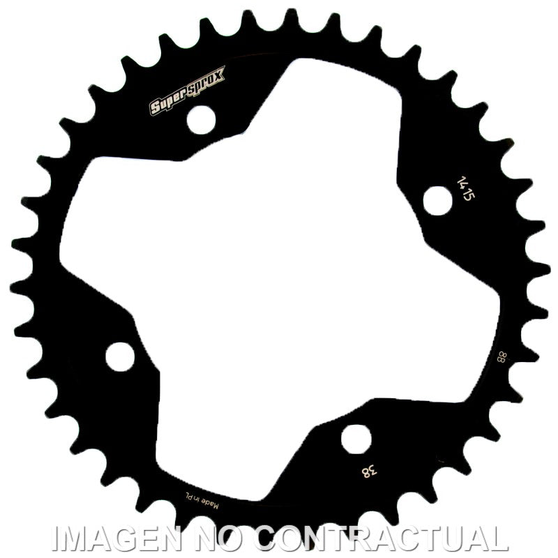 CORONA SUPERSPROX ACERO KAWASAKI 520 X 38  - RFE1415X38BLK