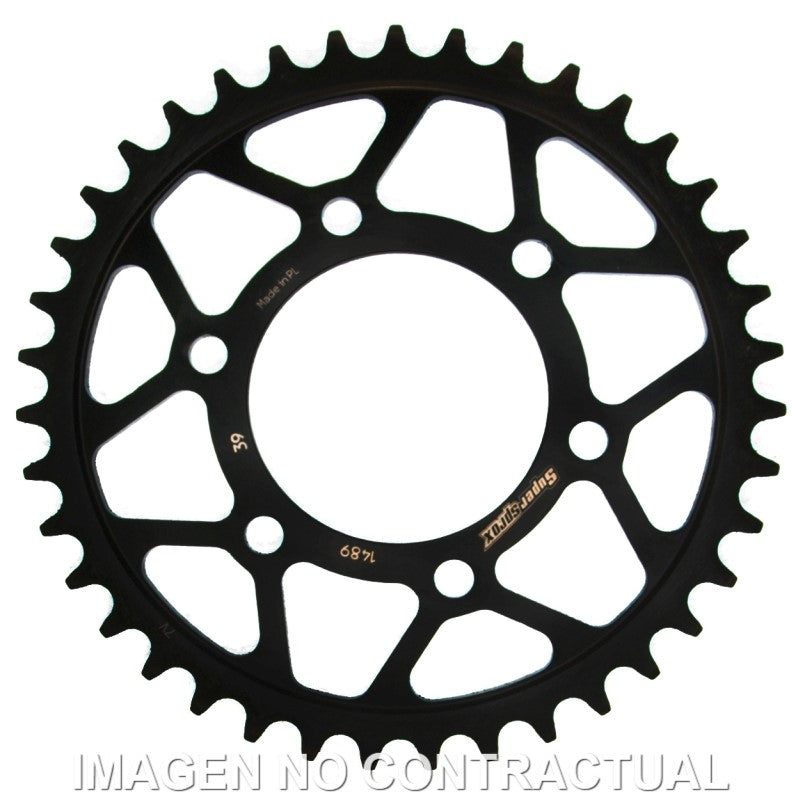 CORONA SUPERSPROX ACERO KAWASAKI 525 X 39  - RFE1489X39BLK