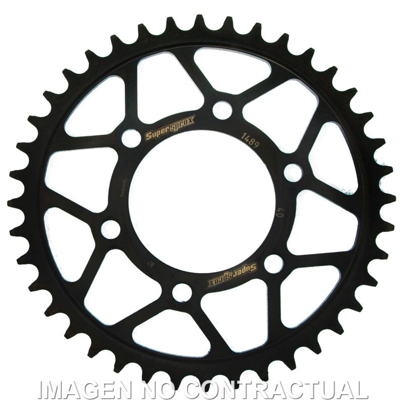 CORONA SUPERSPROX ACERO KAWASAKI 525 X 40  - RFE1489X40BLK