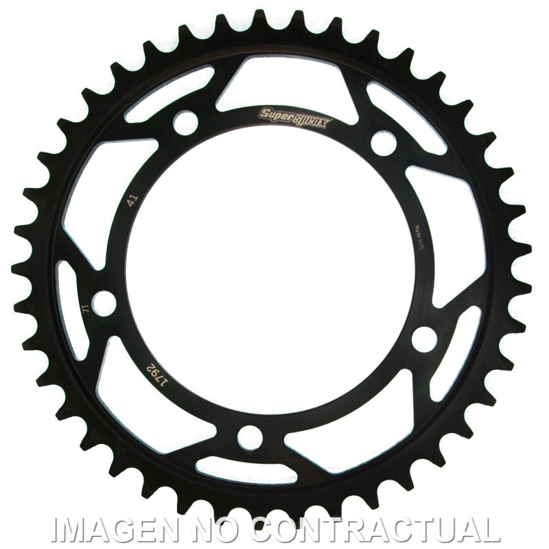 CORONA SUPERSPROX ACERO SUZUKI 525 X 41  - RFE1792X41BLK