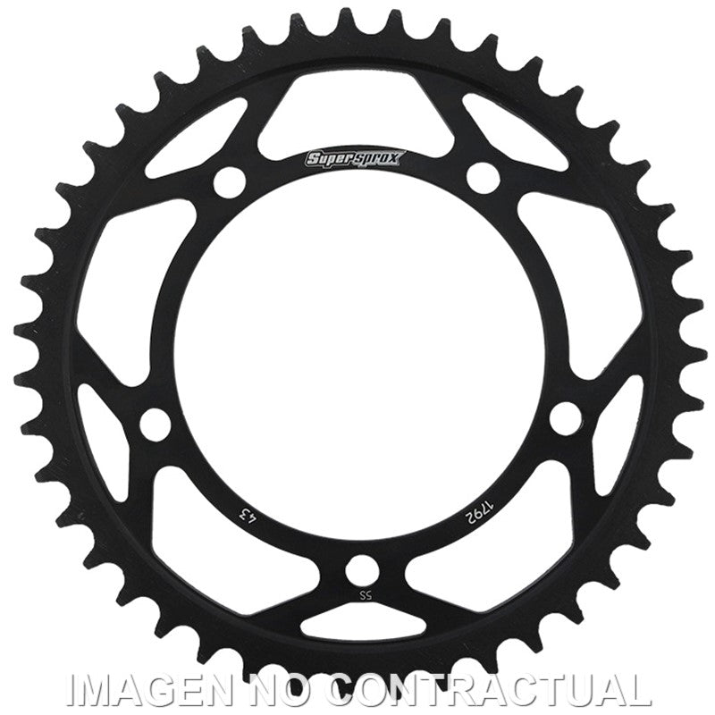 CORONA SUPERSPROX ACERO SUZUKI 525 X 43  - RFE1792X43BLK