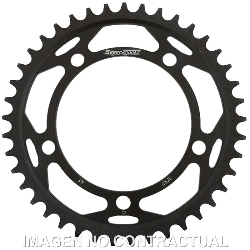 CORONA SUPERSPROX ACERO SUZUKI 530 X 41  - RFE1797X41BLK