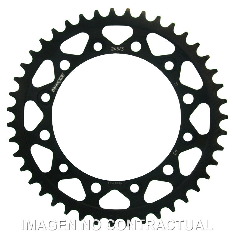 CORONA SUPERSPROX ACERO HONDA 520 X 43  - RFE2453X43BLK
