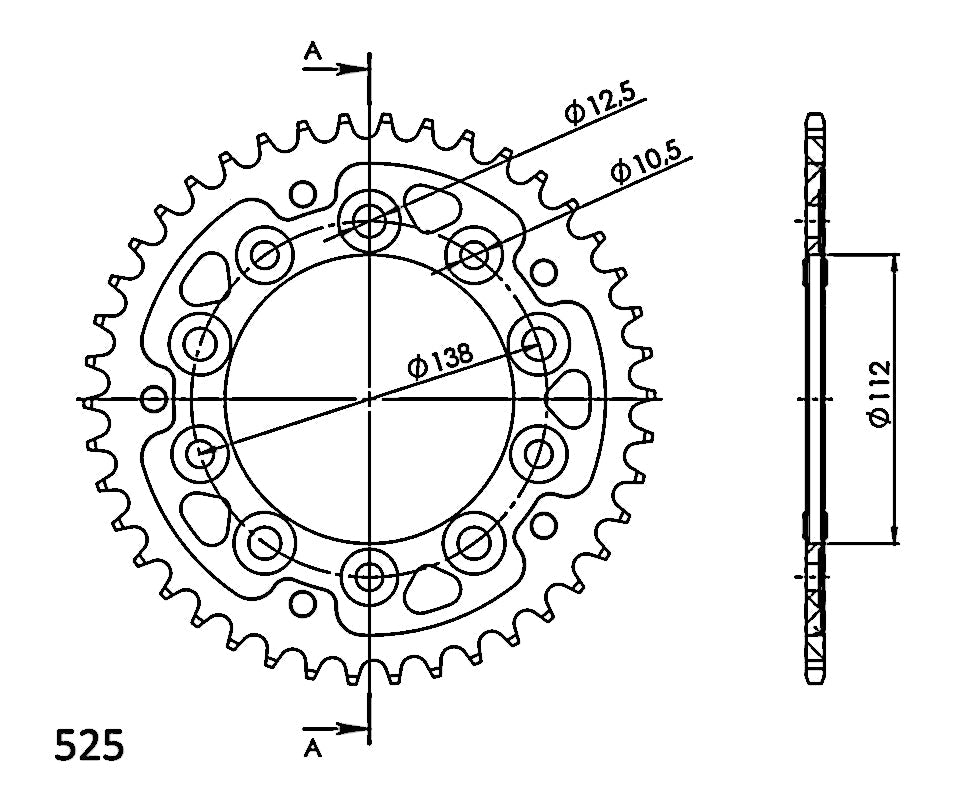 CORONA SUPERSPROX STEALTH ROJA 42 D  - RST1304X42RED