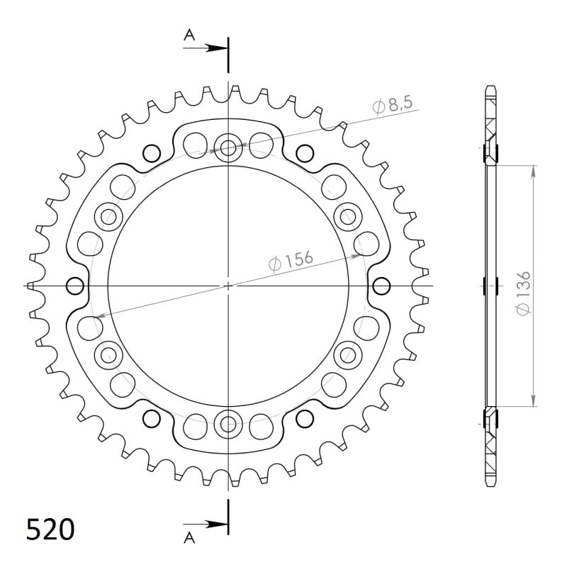 CORONA SUPERSPROX STEALTH GOLD 43 D  - RST1512X43GLD