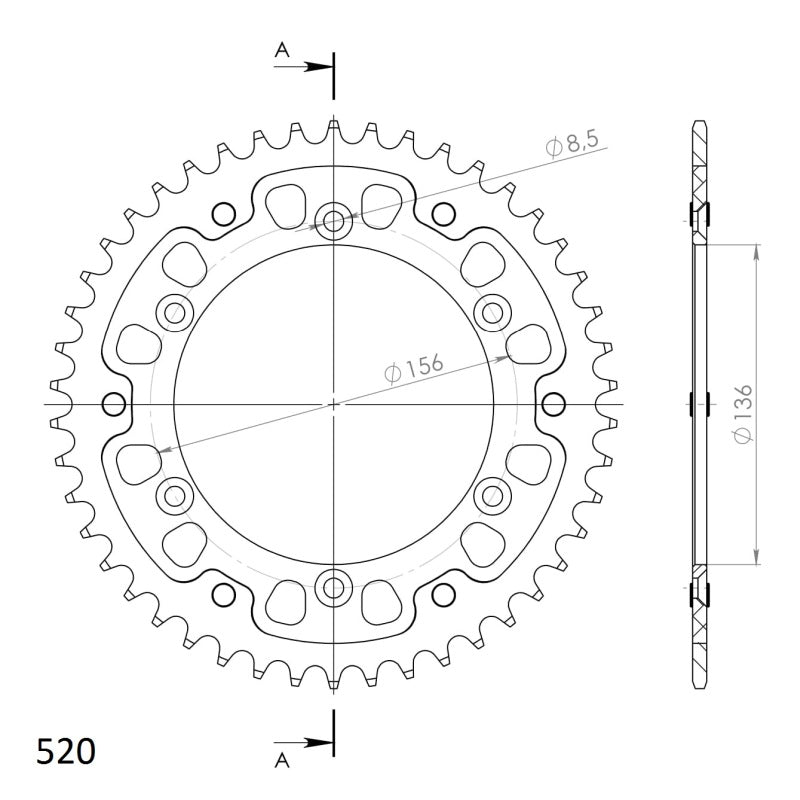 CORONA SUPERSPROX STEALTH GOLD 46 D  - RST1512X46GLD