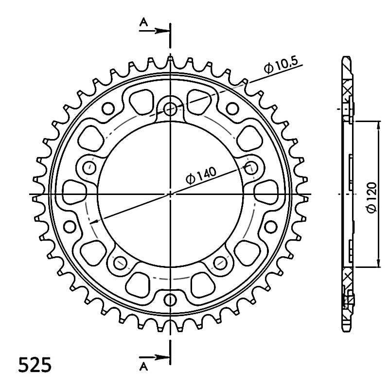 CORONA SUPERSPROX STEALTH AZUL 42 D  - RST1792X42BLU