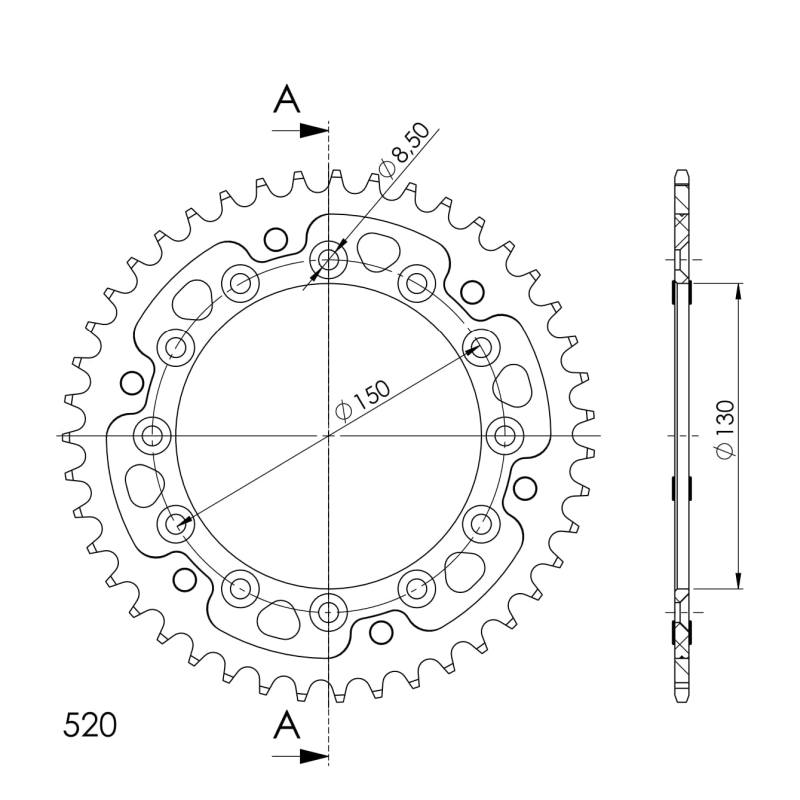 CORONA SUPERSPROX STEALTH AZUL 43 D  - RST2452X43BLU