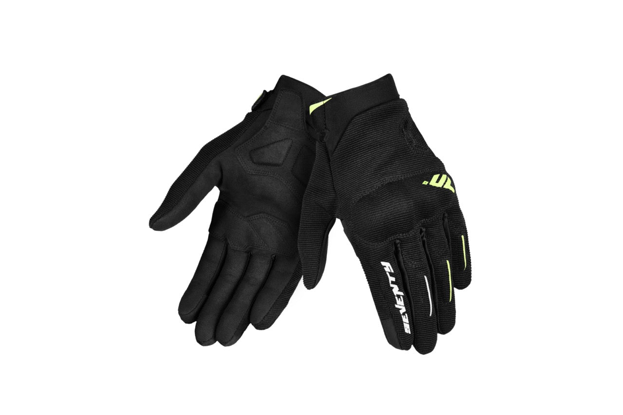 GUANTE SD-C40 ASPHALT HOMBRE NEGRO/AMARILLO BRILLANTE