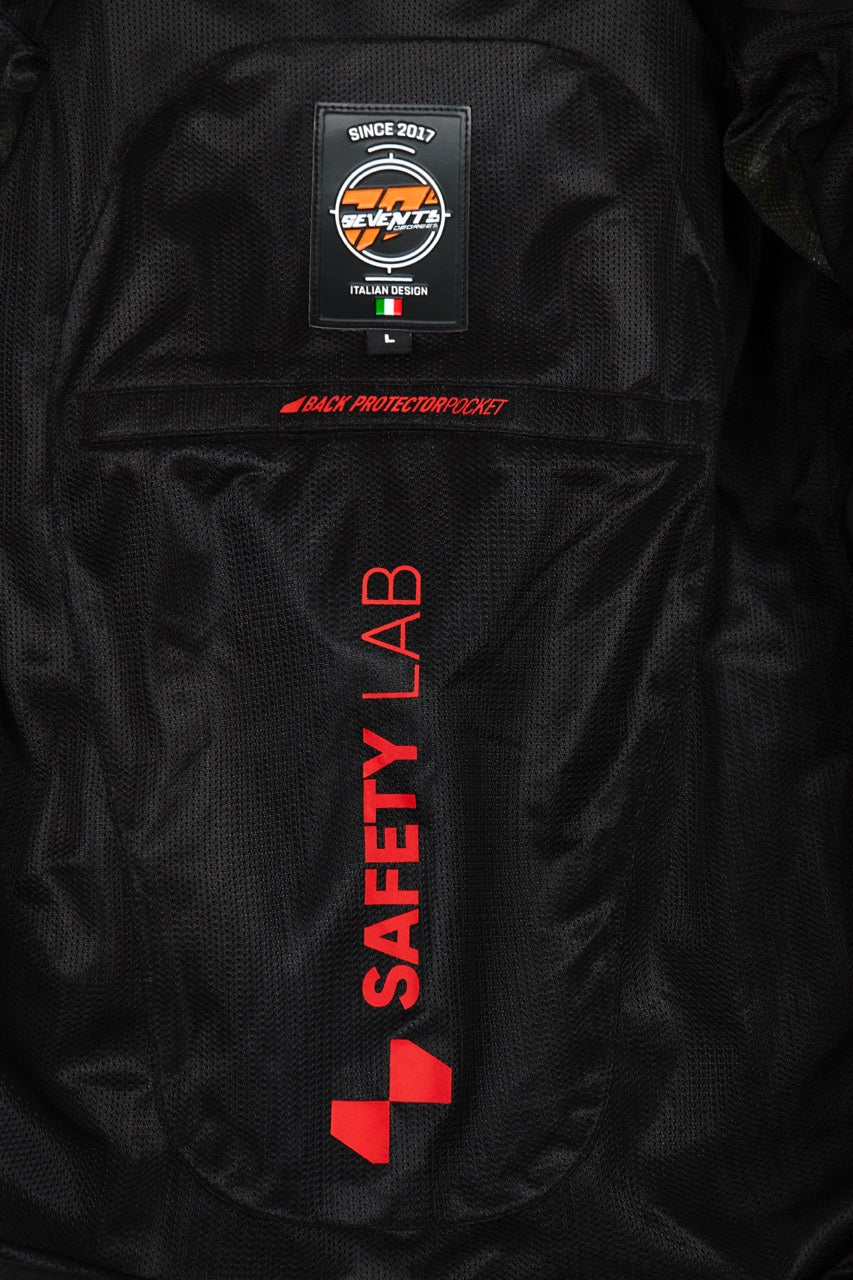 CHAQUETA SD-JL24 SPOILER HOMBRE NEGRO/ROJO