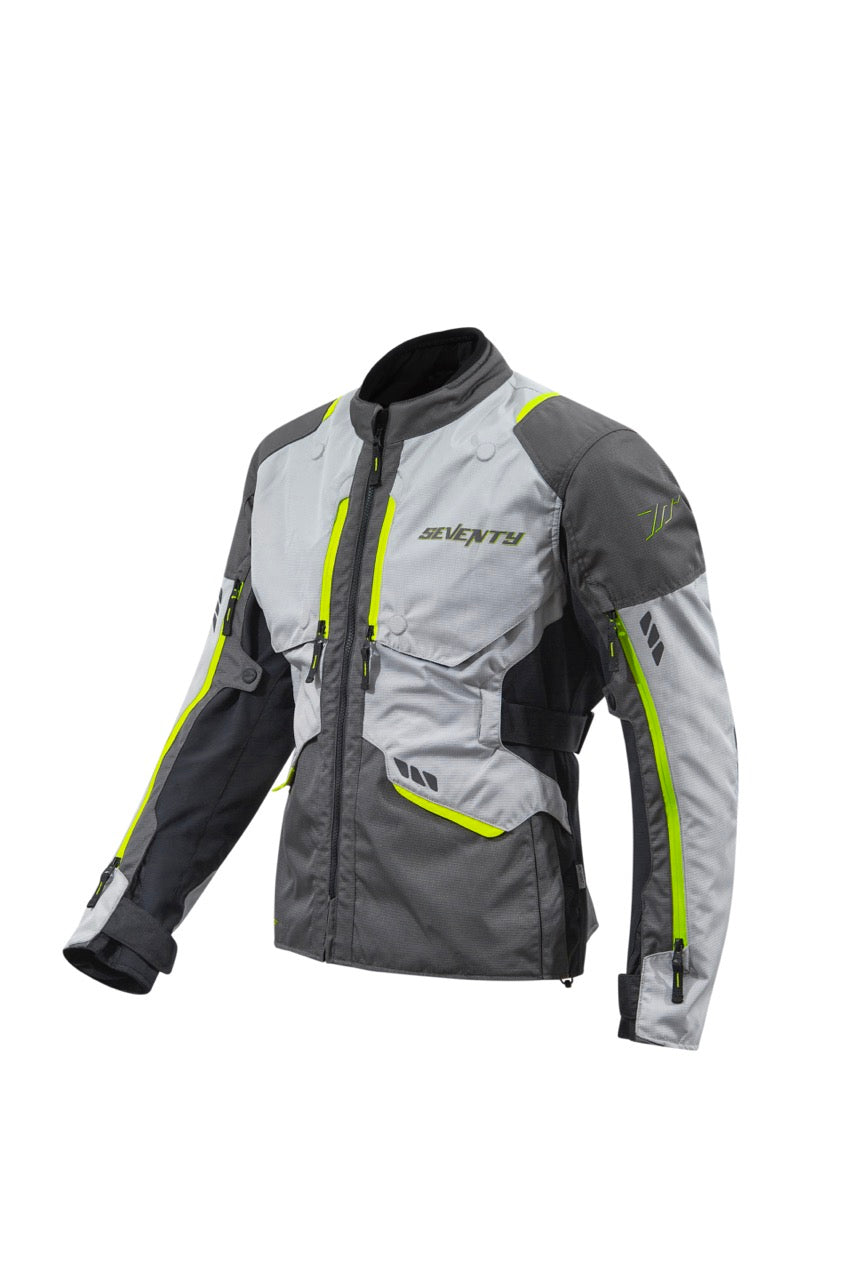 CHAQUETA SD-JT67 TANAMI HOMBRE NEGRO/GRIS/AMARILLO FLUOR