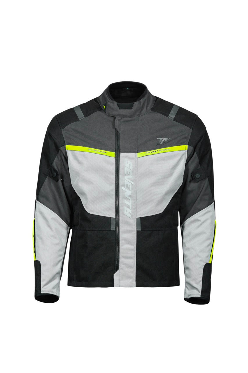 CHAQUETA SD-JT83 TONALE HOMBRE NEGRO/GRIS/AMARILLO FLUOR