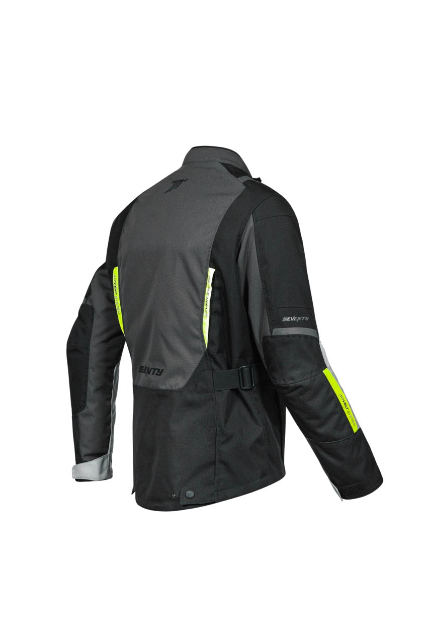 CHAQUETA SD-JT83 TONALE HOMBRE NEGRO/GRIS/AMARILLO FLUOR