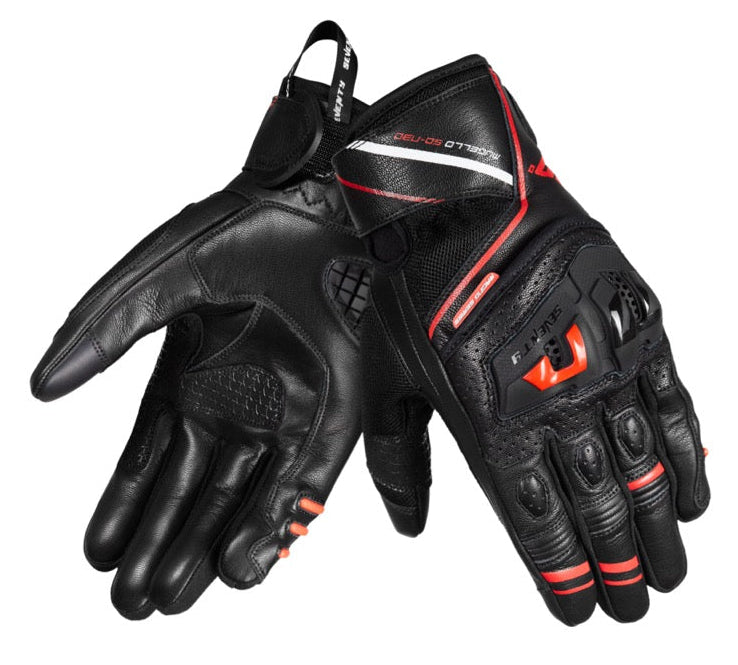 GUANTE SD-N30 MUGELLO HOMBRE NEGRO/ROJO
