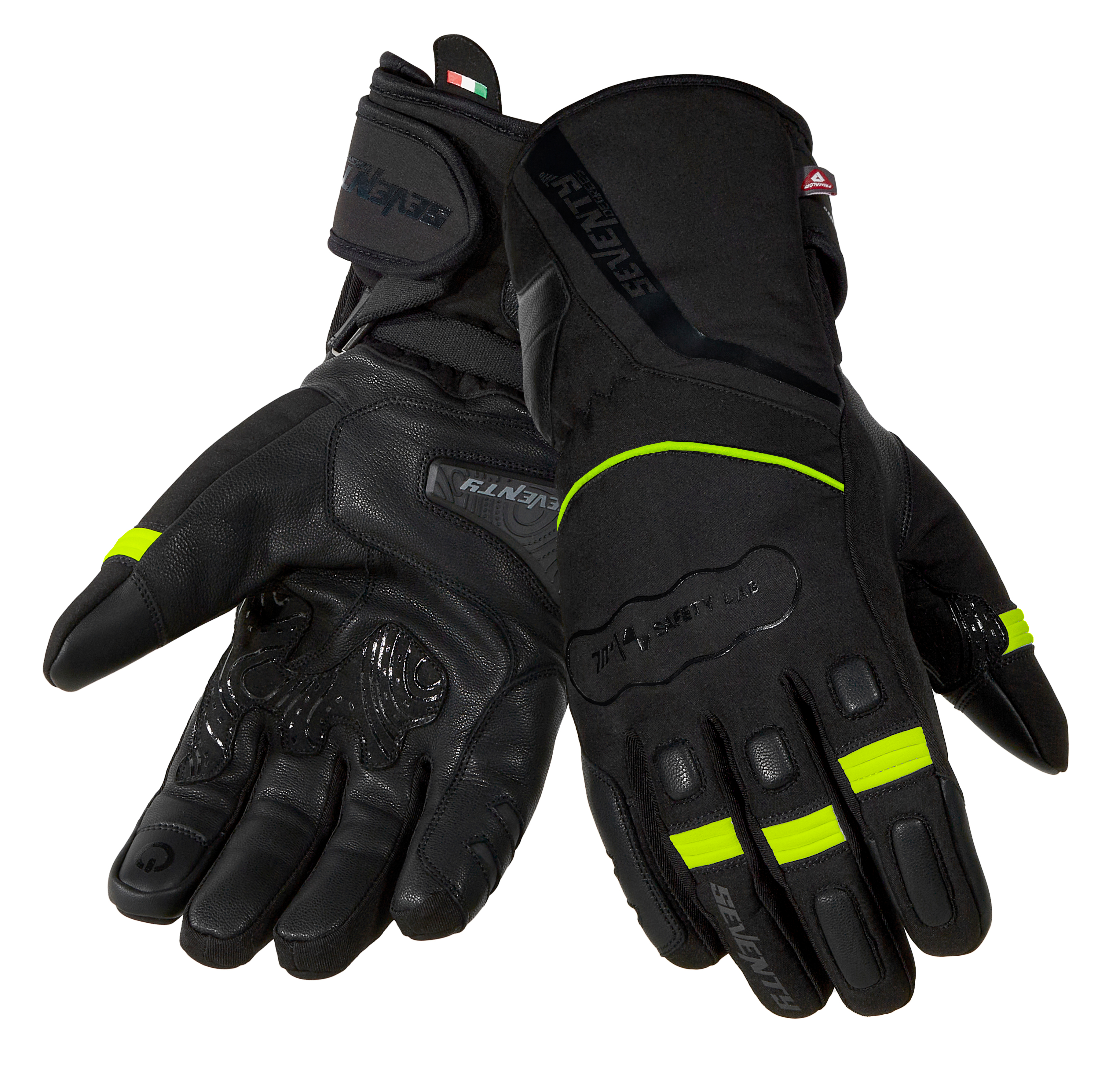 GUANTE SD-T7 GOBI HOMBRE NEGRO/AMARILLO FLUOR