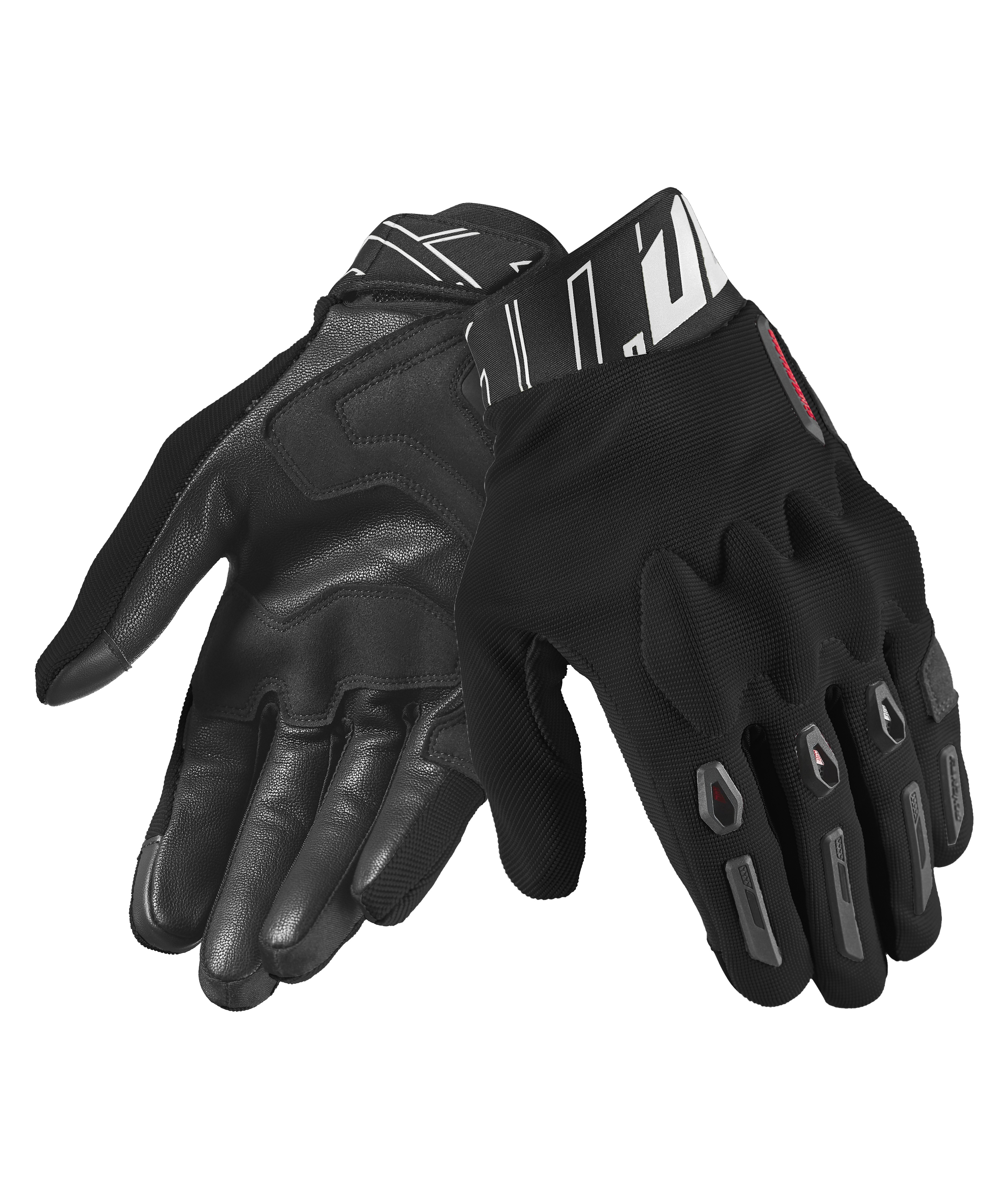GUANTE SD-N66 FULLGAS HOMBRE NEGRO/ROJO/BLANCO