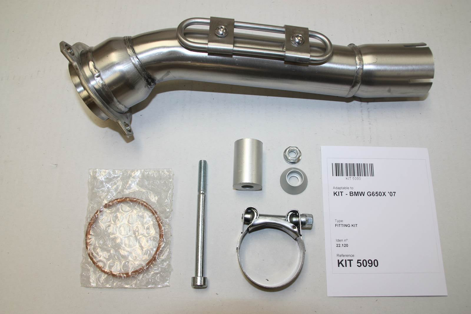 ESCAPE IXIL SLIP ON - HEXOVAL XTREM EVOLUTION - BMW G 650 X-CHALLENGE 07-09 (EGSX)