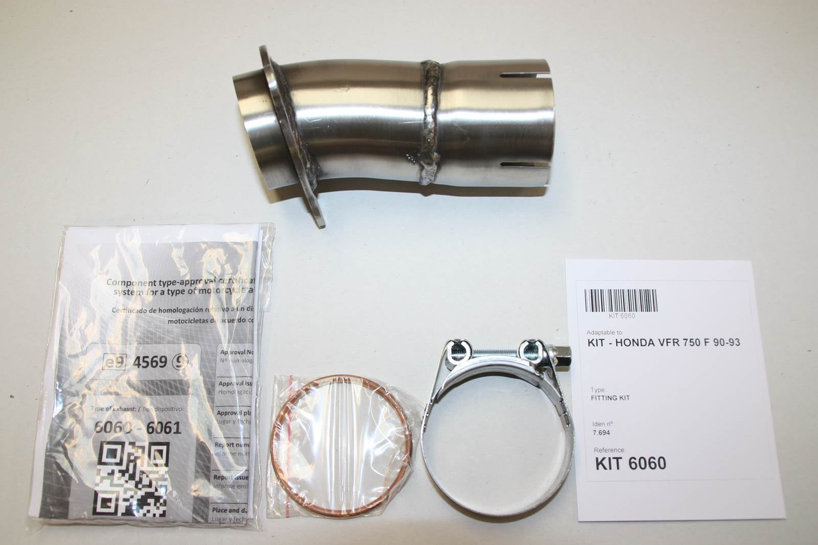 ESCAPE IXIL SLIP ON - HEXOVAL XTREM EVOLUTION - HONDA VFR 750 F 90-93 (RC36)