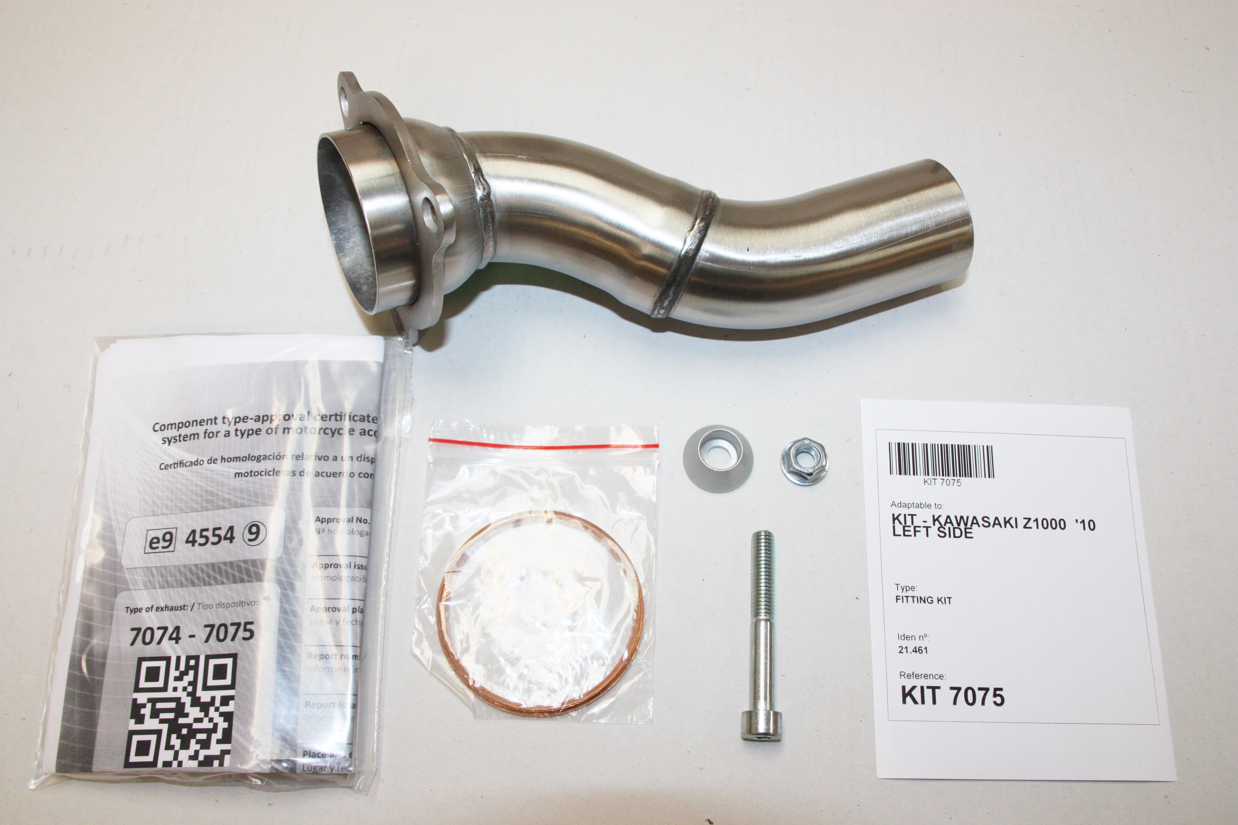 ESCAPE IXIL SLIP ON (LEFT MUFFLER) - HEXOVAL XTREM EVOLUTION - KAWASAKI Z 1000 - Z 1000 SX 10-20 (ZRT00D E F H - ZXT00G L W)