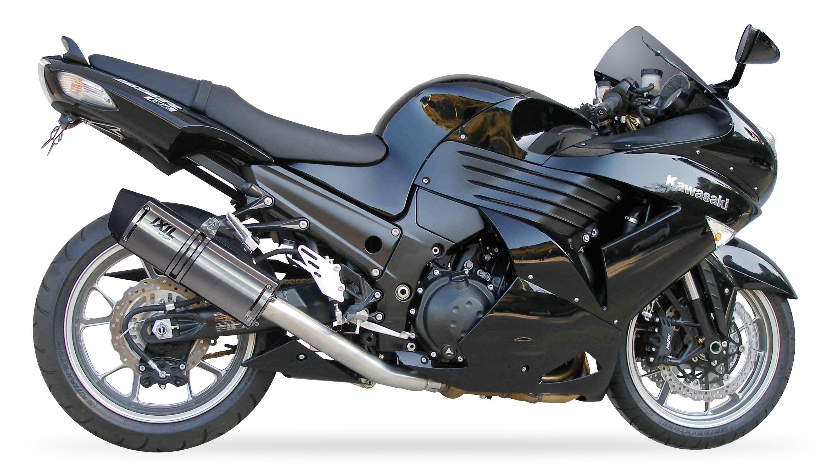 ESCAPE IXIL SLIP ON (2 in 1) - HEXOVAL XTREM EVOLUTION - KAWASAKI ZZR 1400 06-07 (ZXT40A  ZXT40C)